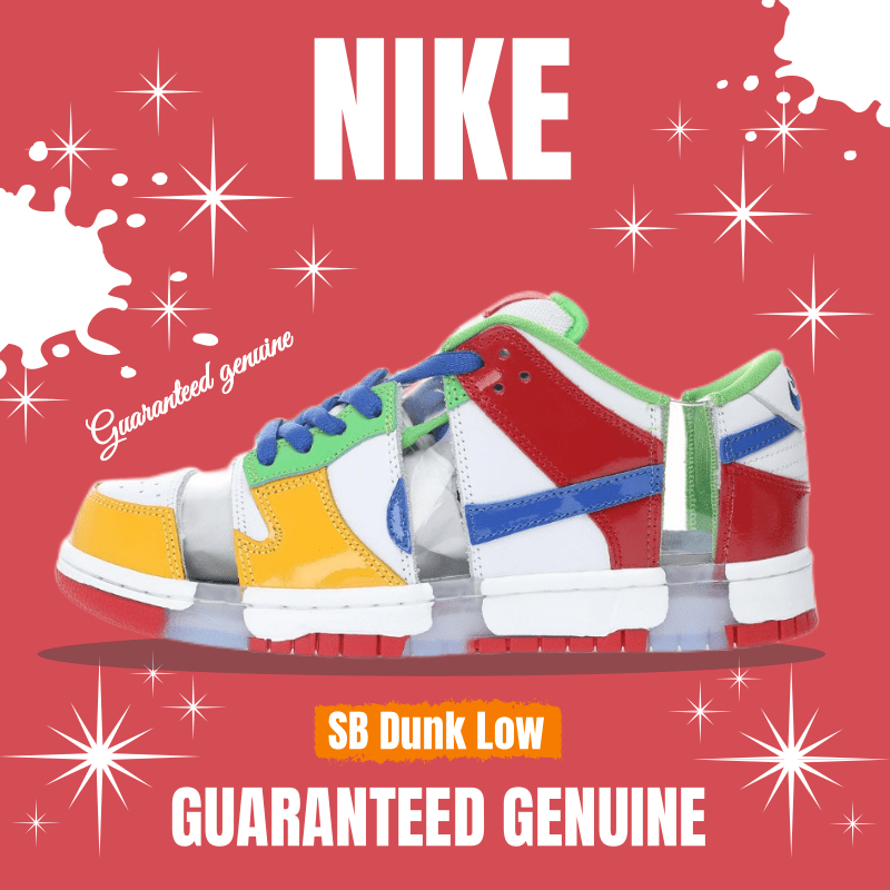 （จัดส่งฟรี） eBay x Nike SB Dunk Low"Sandy Bodecker" FD8777-100 รองเท้าผ้าใบ รองเท้า nike