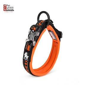 ปลอกคอ COLLAR SOFT PAD S BLACK/ORANGE