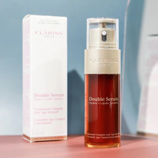 😃จัดส่งของแท้,CLARINS Double Serum Complete Age Control Concentrate 50ml