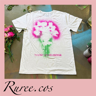 [พร้อมส่ง/ของแท้] TheMuseumVisitor - Rose Spray Printed Tshirt