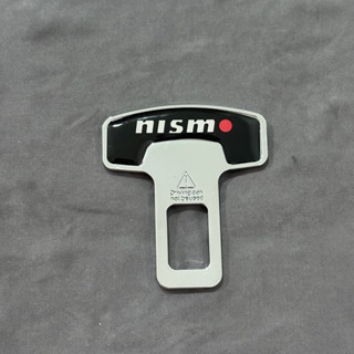 หัวเสียบเข็มขัดนิรภัย  คำว่า nismo งานโลหะ  ที่เสียบเบลท์หลอก ราคาต่อชิ้น