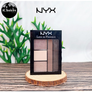 [NYX] Love in Florence Eyeshadow Palette 5 Color นิกซ์ พาเลตอายแชโดว์ 5 เฉดสี ตกแต่งเปลือกตา สีสวย คมชัด