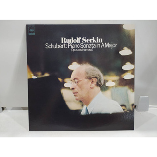 1LP Vinyl Records แผ่นเสียงไวนิล Rudolf Serkin Schubert: Piano Sonata in A Major   (E6E26)