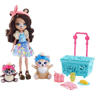 Enchantimals Paws for a Picnic Doll Set