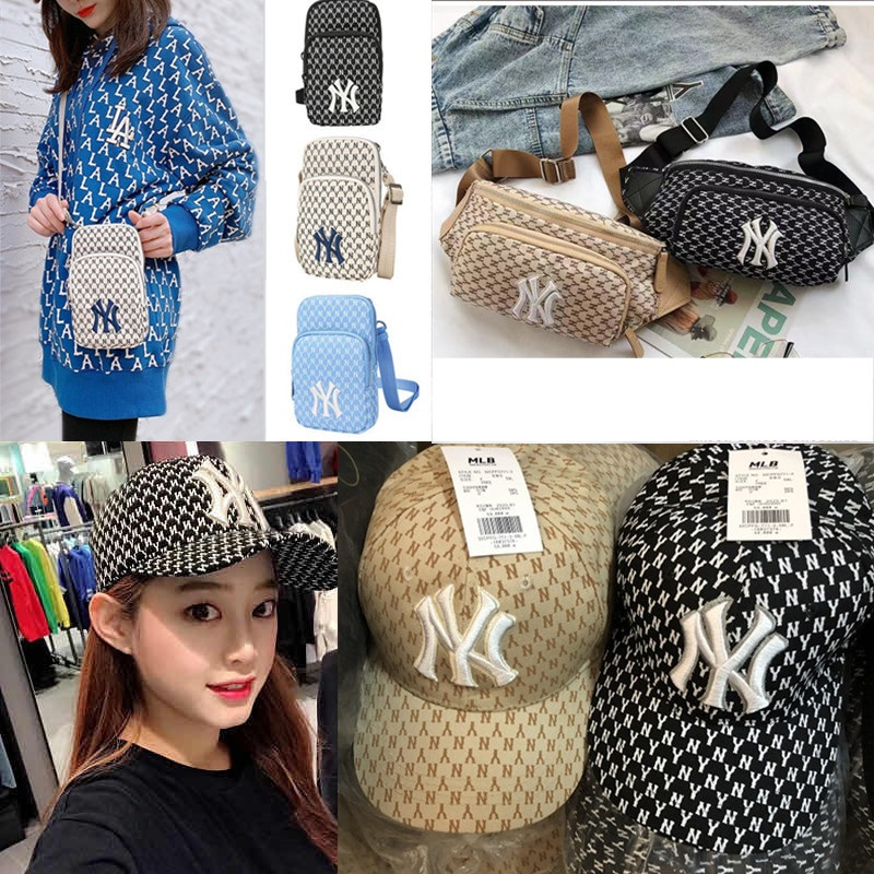 NY กระเป๋าคาดอก& หมวก& สะพายข้าง งานตรงปก