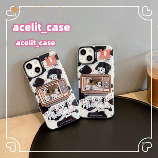 ❤️ส่งของขวัญ❤️ เคสไอโฟน 11 12 13 14 Pro Max ลูกสุนัข การ์ตูน ความคิดสร้างสรรค์ สไตล์คู่รัก Case for iPhone สไตล์วรรณศิลป