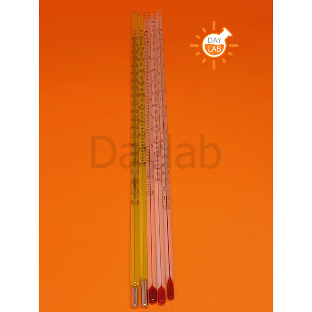 Thermometer -10-110C ,0-100C ,0-200C Alcohol เทอร์โมมิเตอร์ แบบ แอลกอฮอล์/ Thermometer 0-100C ,0-200