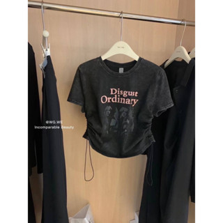 เสื้อยืดคอกลม Tag 𝐖𝐆.𝐖𝐄🇰🇷
