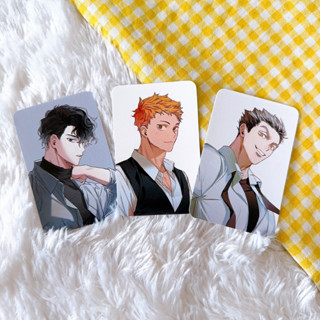 (✅พร้อมส่ง) เซ็ตโฟโต้การ์ด ซาคุสะ ฮินาตะ โบคุโตะ (ได้3ใบ) ( HQ / HAIKYUU! / ไฮคิว คู่ตบฟ้าประทาน)