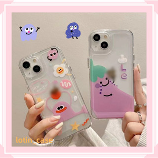 🎁ส่งของขวัญ🎁เคสไอโฟน สำหรับ 11 13 for iPhone Case 14 12 Pro Max การ์ตูน น่ารัก น่าสนใจ กันกระแทก ปกป้อง เคสโทรศัพท์