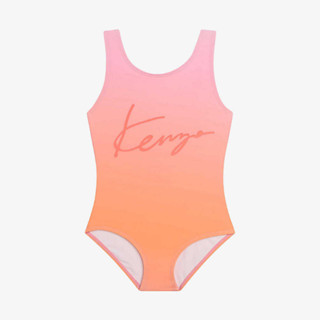 พร้อมส่ง ชุดว่ายน้ำเด็ก KENZO KIDS Girl Gradient logo-print swimsuit 6Y