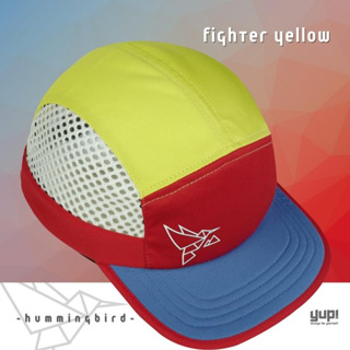 YUP! FIGHTER YELLOW – HUMMINGBIRD COLLECTION - หมวกวิ่ง หมวกตาข่าย