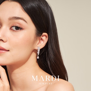 Mardi Jewelry ต่างหูเงินแท้925 ต่างหูเจ้าสาว ​Marry Vines Earrings ต่างหูออกงาน