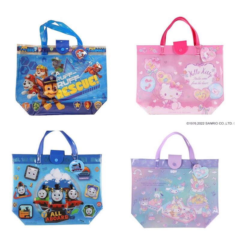 ลายใหม่เข้า Beach Bagกระเป๋าพลาสติกมีหูหิ้วของแท้จากญี่ปุ่น