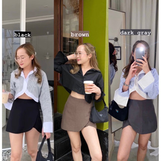 WITHBEE Luna skirt 🥨☕️ (กระโปรงกางเกง)