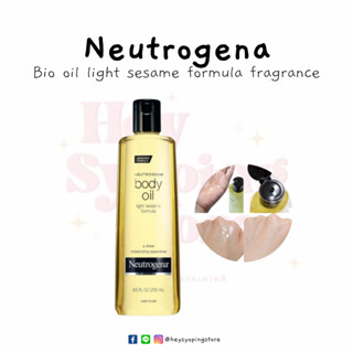 NEUTROGENA bio oil light sesame formula fragrance 250ml