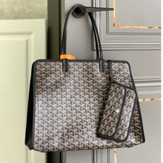 พรี​ ราคา9400 Goyard Hardy หนังแท้ กระเป๋าสะพายข้าง กระเป๋าสะพาย กระเป๋าสะพาย 41x30x16.5cm