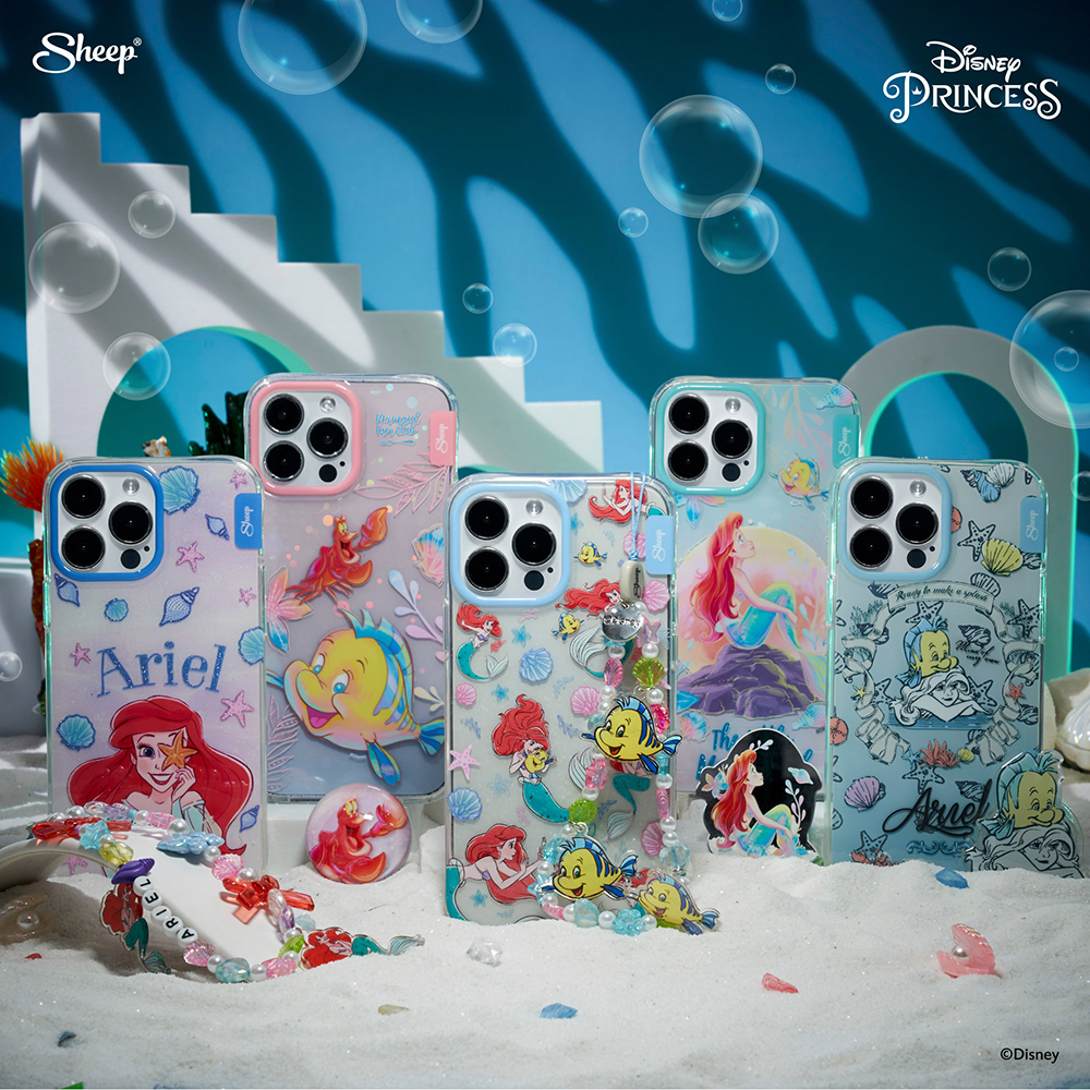 [สินค้าClearance] [The Little Mermaid] เคสสำหรับไอโฟนแถมฟรี Griptok หรือ Strap สายห้อย สำหรับ iphone ทุกรุ่น กันรอย