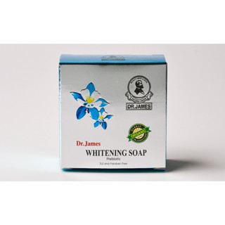 S2 Dr.James Whitening Soap ดร.เจมส์ไวท์เทนนิ่ง โซป 80g.  ดร.เจมส์ ออแกนิค ไวท์เทนนิ่ง โชป  80กรัม