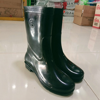 Dinos รองเท้าบูทกันน้ำ ( สีดำ ) ไดโนส No-103 รองเท้าบูท PVC ของแท้ อย่างดี