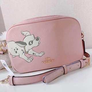 DISNEY X COACH JES CROSSBODY IN SIGNATURE CANVAS WITH DALMATIAN (COACH 91125)