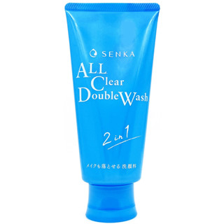 ✨ของแท้ญี่ปุ่น✨ SHISEIDO SENKA All Clear Double W wash 120g โฟมล้างหน้า