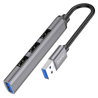 hoco HB26  USBHUB USB-C และ USB เป็น 4USB HUB ใช้ได้ทั้ง คอม และ มือถือ