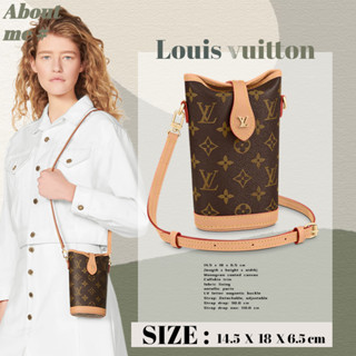 🎁หลุยส์ วิตตอง Louis Vuitton FOLD ME Phone Bag LV Mini Crossbody Bag กระเป๋าใส่เหรียญ