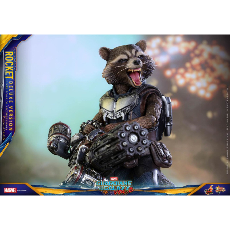 HOT TOYS MMS 411 GUARDIANS OF THE GALAXY 2 – ROCKET (DELUXE) (มือสอง)