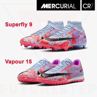 รองเท้าฟุตบอล Nike Zoom Mercurial Dream Speed Superfly 9 Academy CR7 MG / Vapor 15 Academy CR7 TF