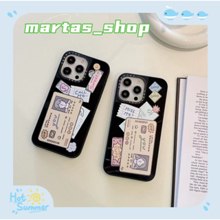 ❤️ส่งของขวัญ❤️ เคสไอโฟน 11 12 13 14 Pro Max casetify สไตล์คู่รัก หวานเท่ ความคิดสร้างสรรค์ Case for iPhone สาวน่ารักหัวใ