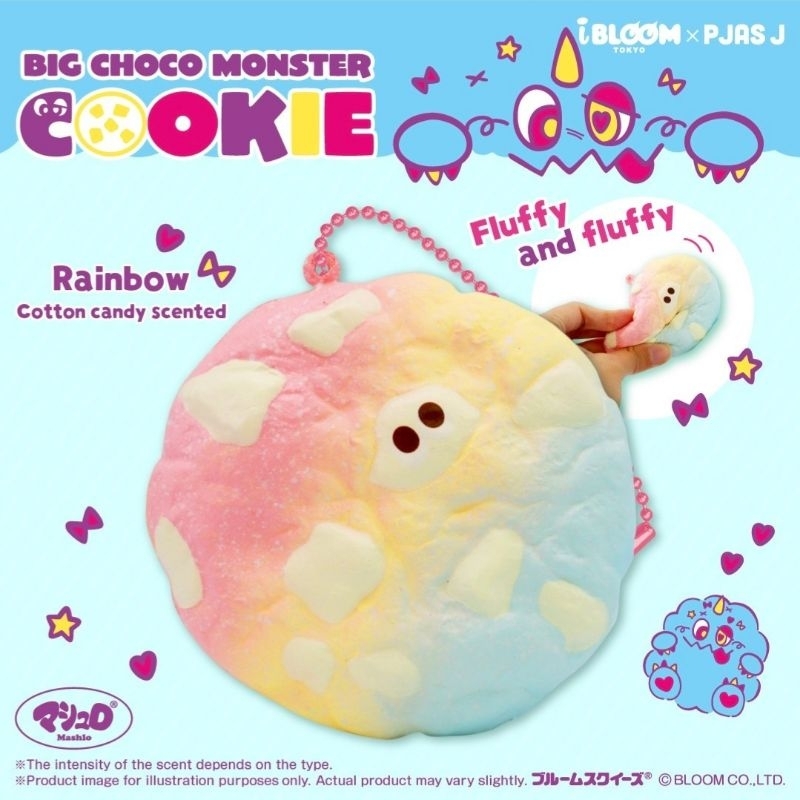 สกุชชี่ Ibloom Limited Rainbow Cookie Monster