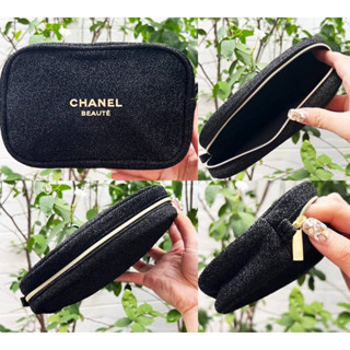 แท้ 💯 Chanel Beaute Bag กระเป๋าเครื่องสำอางค์ชาแนล Chanel Cosmetic bag Premium Gift พร้อมกล่องของแท้จากเคาน์เตอร์