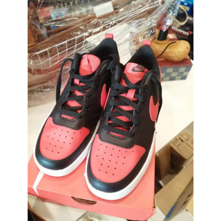 Nike Court Borough Low 2 Black University Red (GS)UK 6