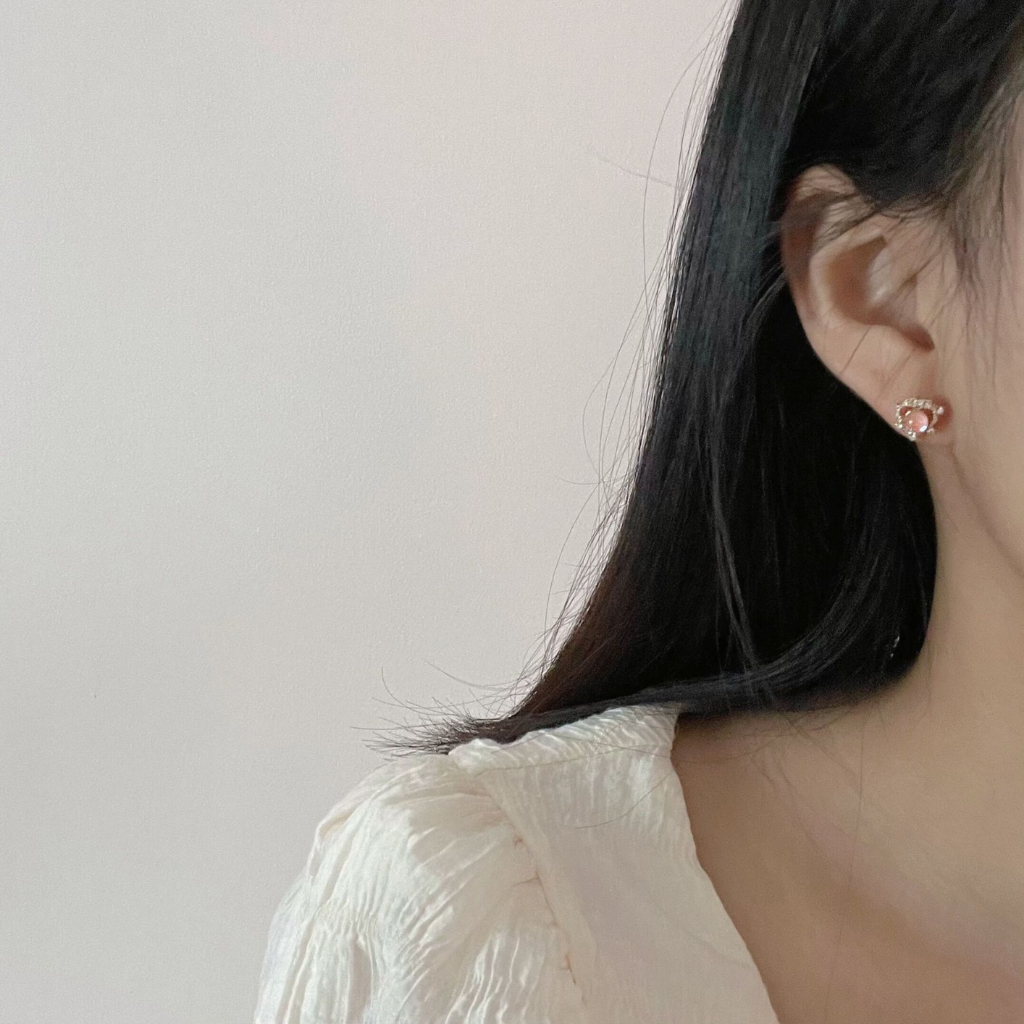 earika.earrings – punch tiare set เซ็ตต่างหูก้านเงินแท้ชุบทอง ผิวแพ้ง่ายใส่ได้ ราคา ถูกที่สุด ดีลบีเคเค แกลเลอรีภาพที่ 4