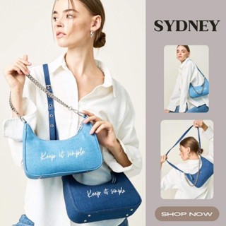 👑พร้อมส่งค้า👑KEEP Sydney Denim bag กระเป๋าทรงพอชรุ่น❤️ของแท้💯👏