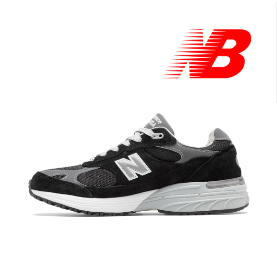 New Balance NB 993 Shock-absorbing wrap low-top running shoes black