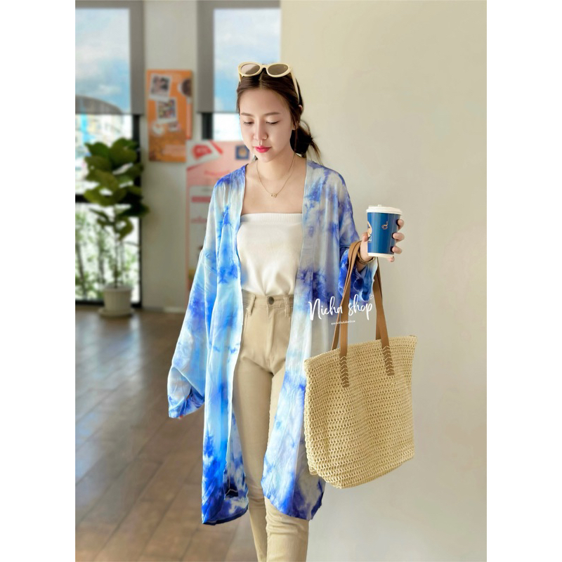 #เสื้อคลุม #เสื้อคลุมมัดย้อม #เสื้อคลุมแฟชั่น #เสื้อคลุมราคาถูก #เสื้อคลุมสวย