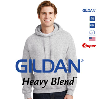 [US Size] GILDAN® ซุปเปอร์ เฮฟวี่เบลนด์ ฮู้ดแบบสวม - เทาอ่อน สปอร์ตเกรย์ 95H