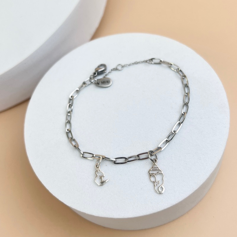 สร้อยคอและสร้อยข้อมือ “ Ganesha & Mooshika & Conch ”    รวบรวมสิ่งมงคล  คือพระพิฆเนศ,สังข์,หนูมุสิกะ - รูปที่ 2