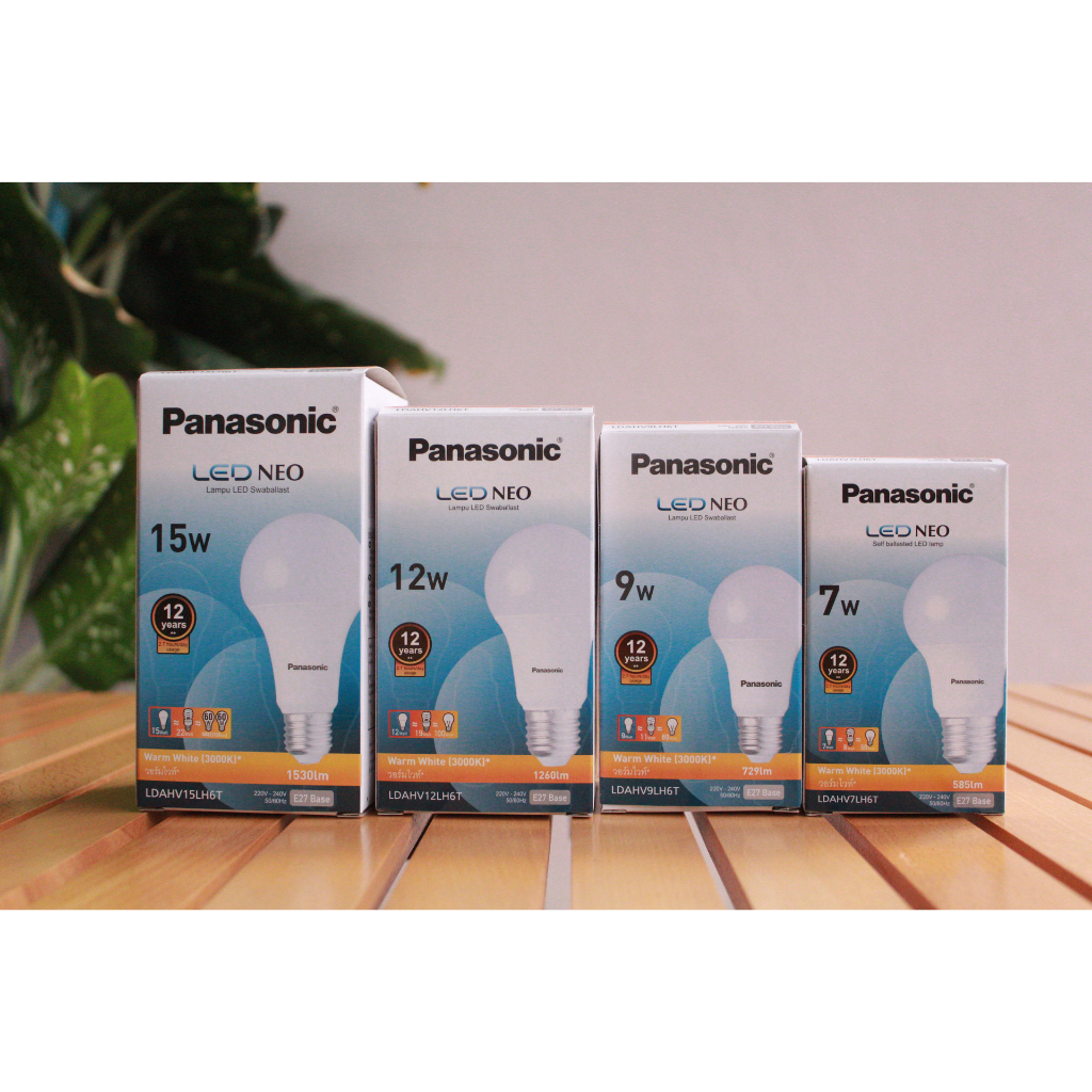 Panasonic LED NEO สี Warm White,Cool Daylight  7W 9W 12W 15W