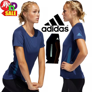 Adidas-ใหม่ เสื้อยืดใส่วิ่งออกกำลังกาย ทรงเรกูลาร์ แทรกผ้าตาข่ายหลัง ADIDAS 25/7 RISE UP N RUN PARLEY TEE FL5968