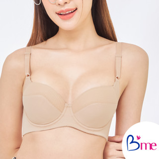 Bme เสื้อชั้นใน รุ่น ME1C15 สีดำ สีนู้ด (New M.7)