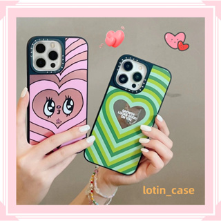 🎁ส่งของขวัญ🎁เคสไอโฟน สำหรับ 11 13 for iPhone Case 14 12 Pro Max แฟชั่น หวานสวย รูปหัวใจ กันกระแทก ปกป้อง เคสโทรศัพท์