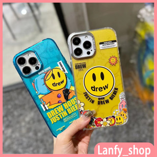 💖New💖iPhone 14 13 12 11 Pro Max เคส for เคสไอโฟน11 แฟชั่น บางเบาพกพาง่าย เรียบง่าย เนื้อฝ้า ใบหน้าที่ยิ้ม ระดับสูง Case