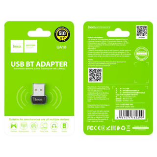 Hoco usb Bluetooth adapter 5.0 รุ่นUA18