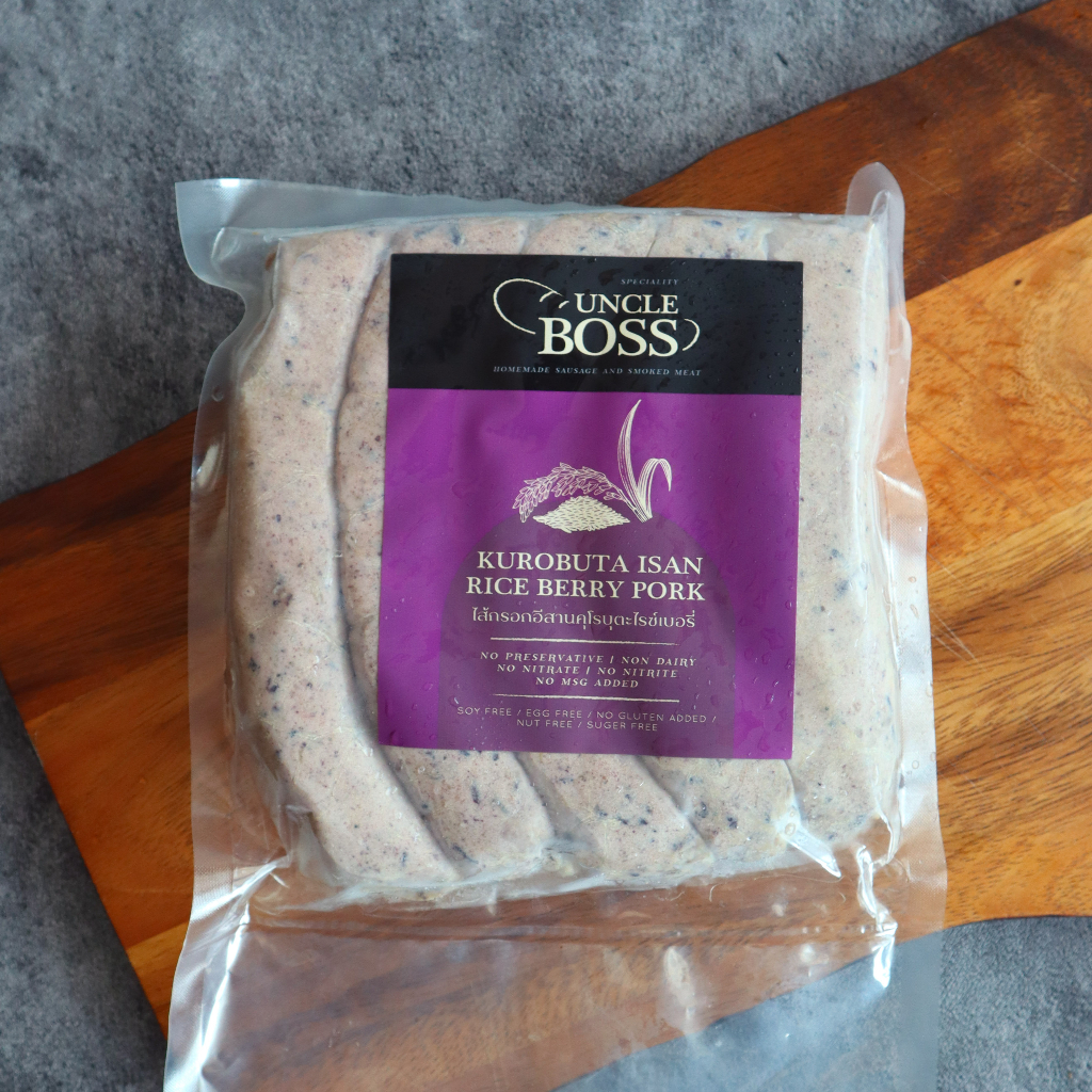 Uncle Boss_Isaan Kurobuta Riceberry Sausage