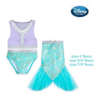 ชุดว่ายเจ้าหญิง แอเรี่ยล จาก อเมริกา : Disney Store Ariel Deluxe Swimsuit 3 pcs Set