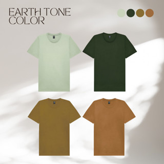 BASIC COTTON TEE NON-IRON 🤎🍃 เสื้อยืดเบสิคแขนสั้นคอกลม ไม่หด ไม่ต้องรีด MINIMAL AND EARTH TONE