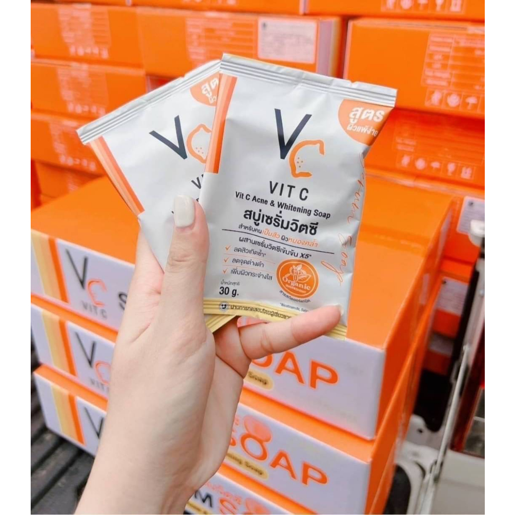 สบู่เซรั่มวิตซี VIT C 30 กรัม